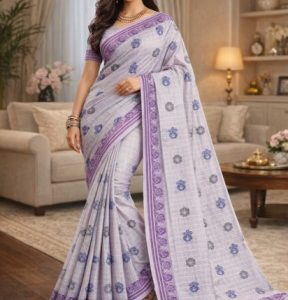 Jamdani Pakiza Saree with Premium Weaving Design